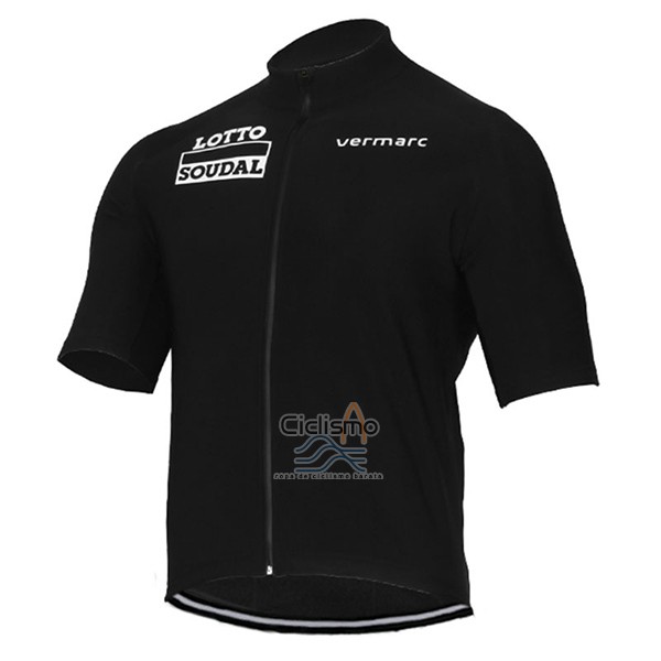 Lotto Soudal Ropa Ciclismo Culotte Corto 2017 Mangas Cortas Negro